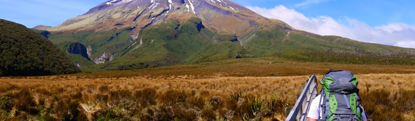 Austauschschüler erkundet die Natur in Neuseeland
