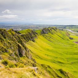 Blick auf Hastings, Neuseeland