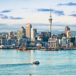 Blick auf Auckland, Neuseeland