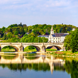 Brücke von Centre-Val de Lorie, Frankreich