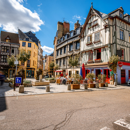 Stadtfoto Normandie, Frankreich