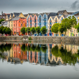 Blick auf Cork in Irland
