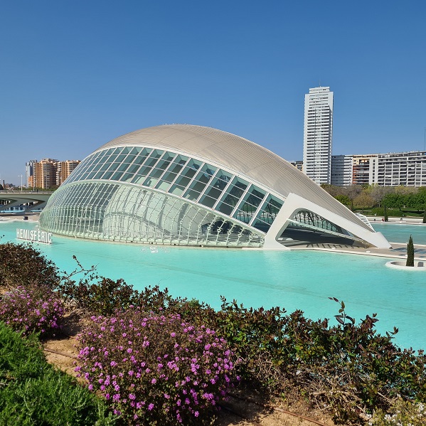 Gebäude in Valencia, Spanien